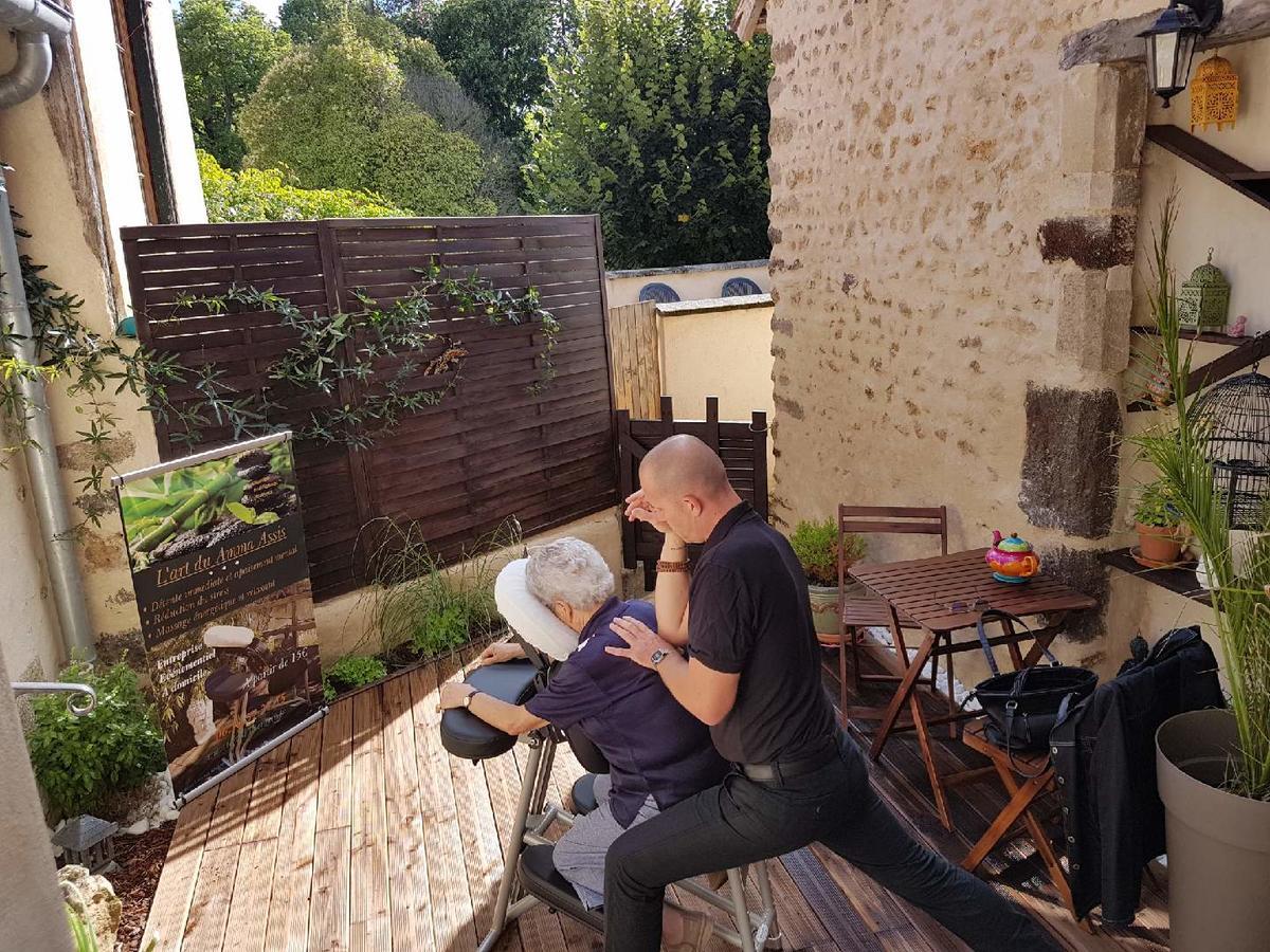 La Belmontaise Panzió Beaumont-sur-Sarthe Kültér fotó