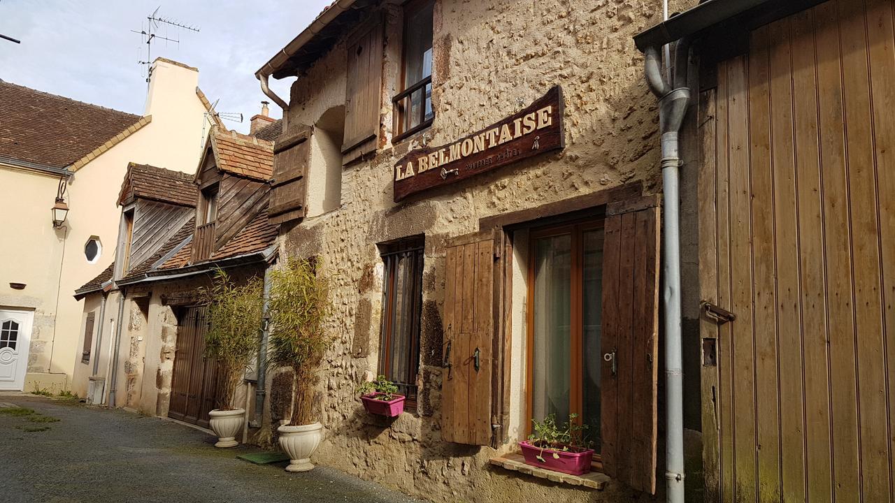 La Belmontaise Panzió Beaumont-sur-Sarthe Kültér fotó
