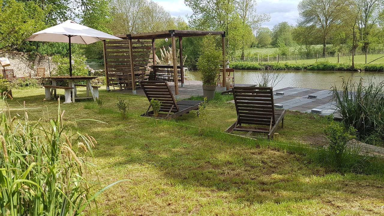 La Belmontaise Panzió Beaumont-sur-Sarthe Kültér fotó