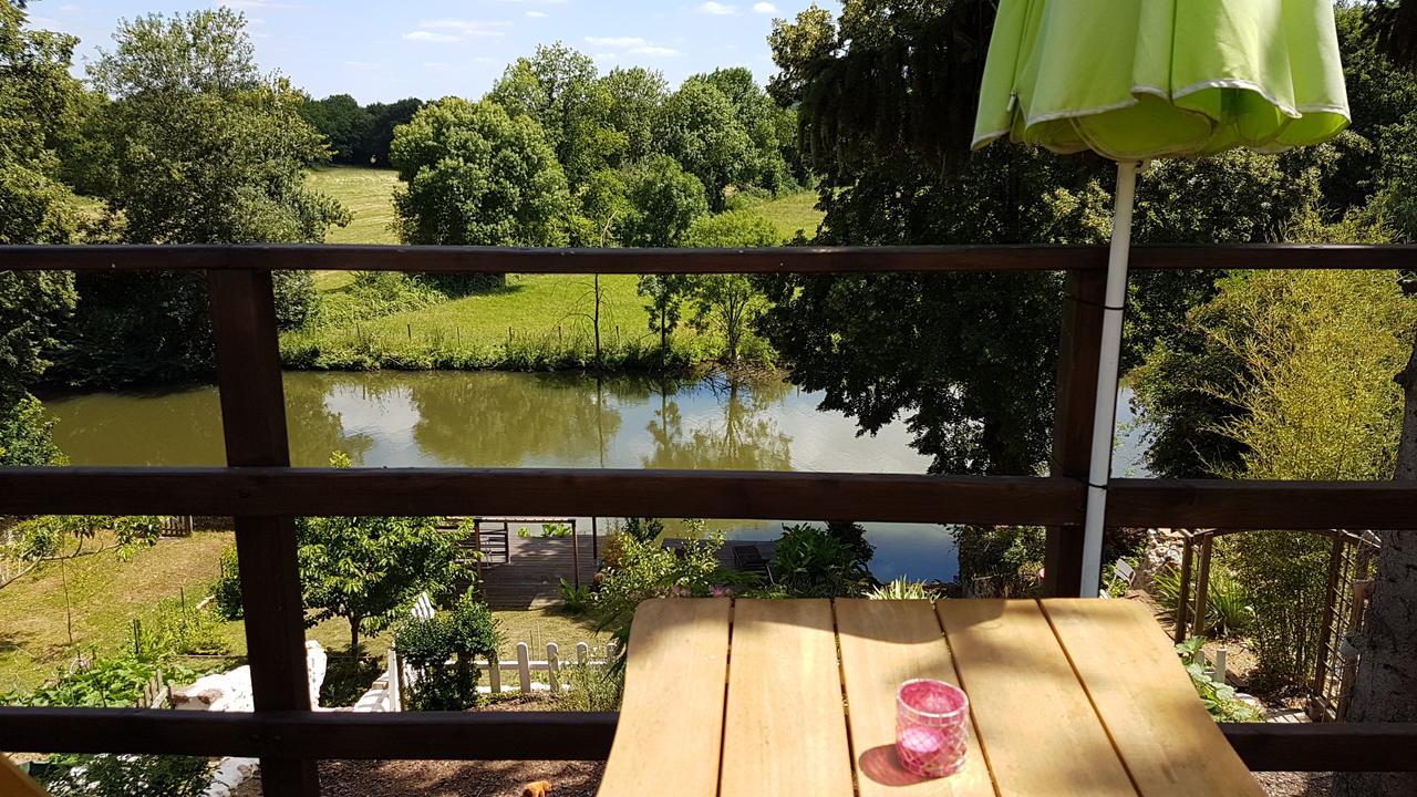 La Belmontaise Panzió Beaumont-sur-Sarthe Kültér fotó